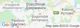 Bogorodsk map